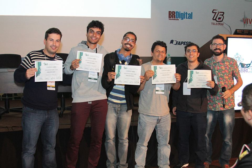 Time Agrotech vencedor do Hackathon SBRC 2018